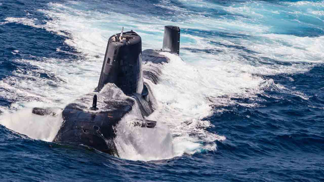 Storbritannien testar undervattensdrönare som skjuts ut från kärnvapenubåtar. Foto: Royal Navy