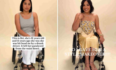 Estilista viraliza ao montar looks para cliente que ficou paraplégica após ser atropelada