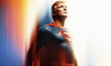 Casa Branca deixa internautas confusos após postar montagem de Trump como Superman