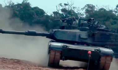 Exército taiwanês treina com tanques Abrams em exercício que simula ataque do ELP. Telegram @china3army
