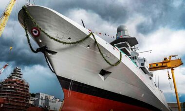 Fragata multifuncional Emilio Bianchi. Instagram @fincantieri