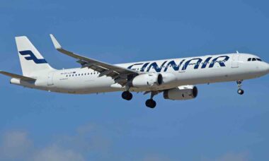 Avião Airbus A321 da Finnair. Foto: wikimedia