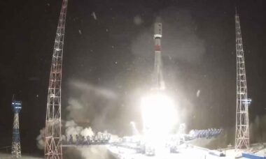 Soyuz-2.1a. Photo: Telegram @mod_russia