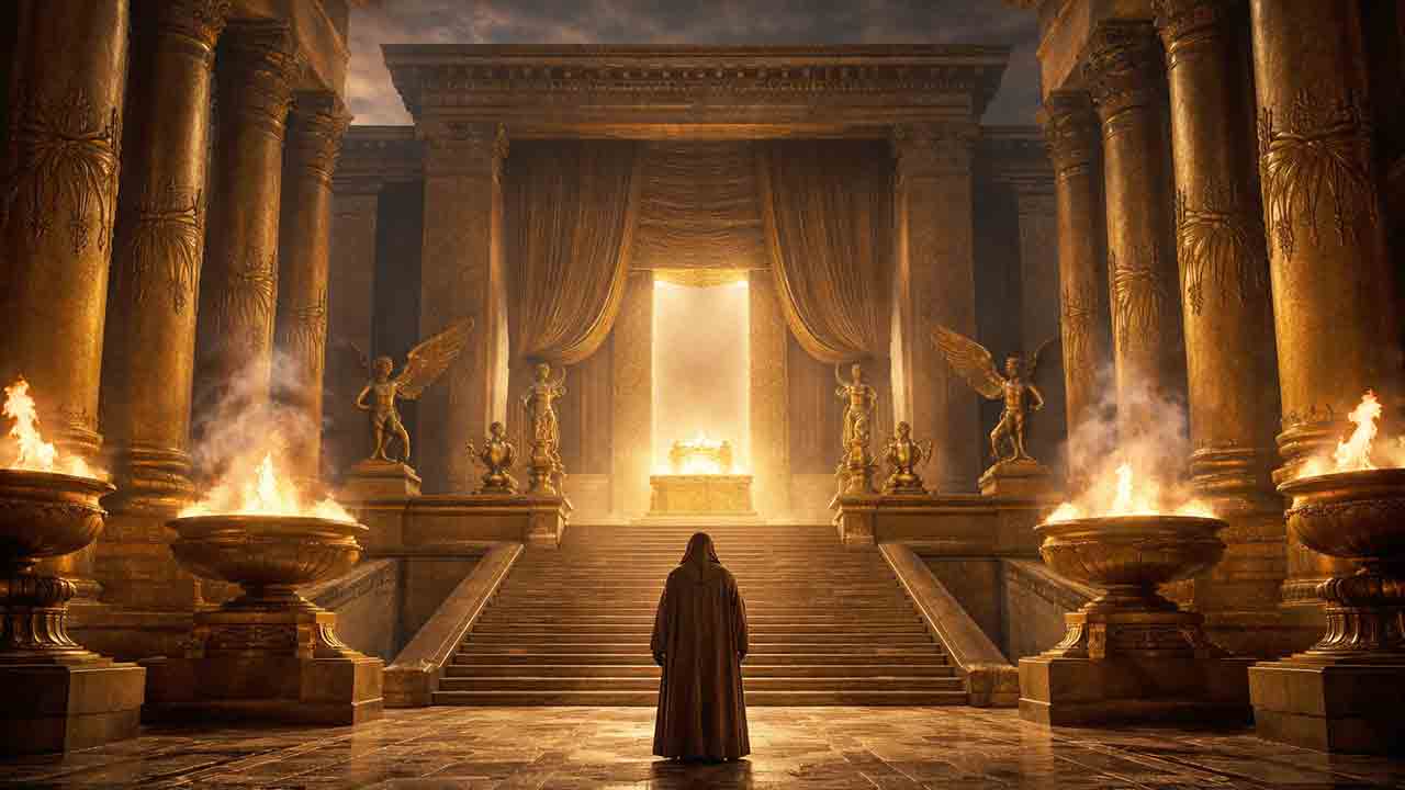 Mistério milenar: o Templo de Salomão e os segredos que desafiam a história. Ilustração: Condutta