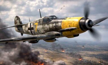 Messerschmitt Bf 109. Ilustração: Condutta