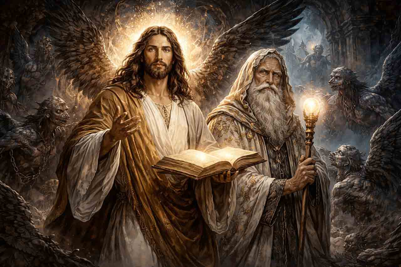 O manuscrito esquecido que conecta Jesus, Enoque e os anjos caídos. Ilustração: Condutta