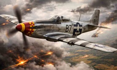 North American P-51 Mustang. Ilustração: Condutta