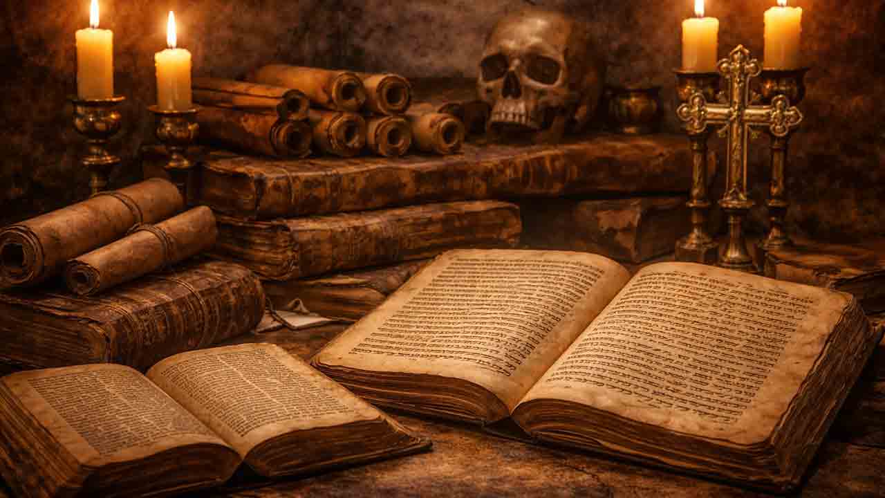 Textos apócrifos: os segredos que ficaram fora da Bíblia. Ilustração: Condutta