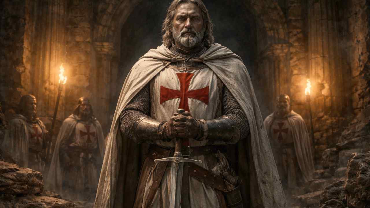 Hugues de Payens: o misterioso fundador dos Cavaleiros Templários. Ilustração: Condutta